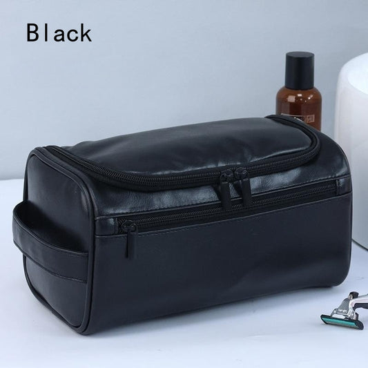 Versatile Cosmetic Bag Portable Zipper Toiletry Wash Bag Travel Makeup Case