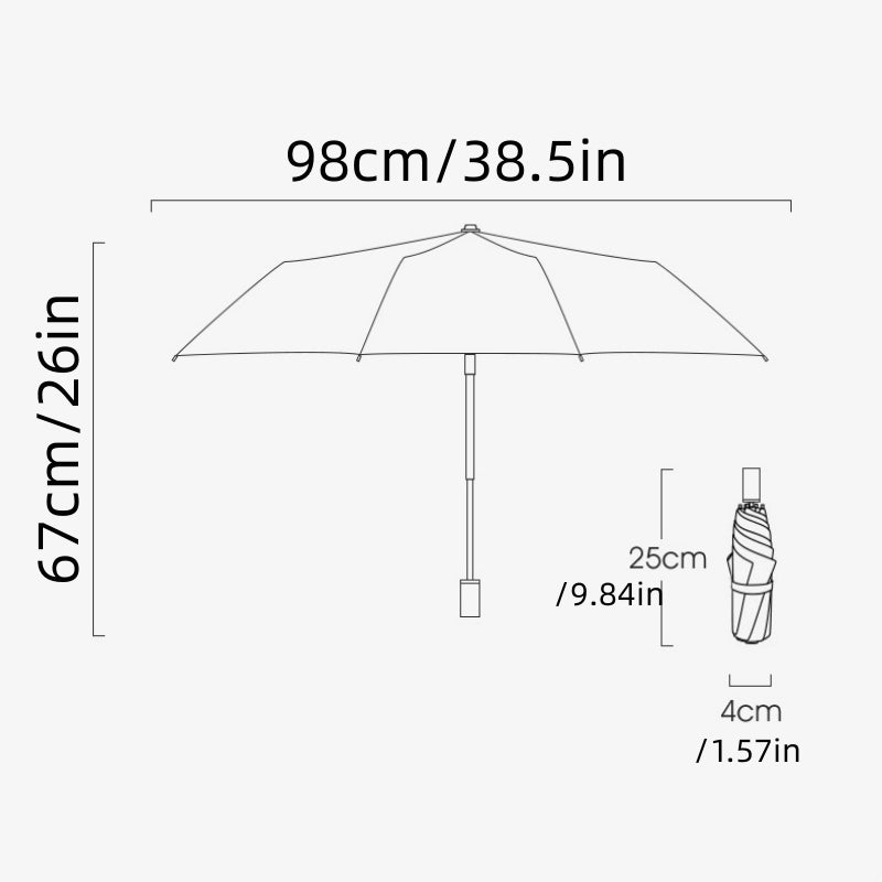 Children's Folding Sun Protection UV Protection Umbrella