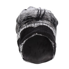 French Fleece Windproof Turban Hat Lightweight Cotton Beanie