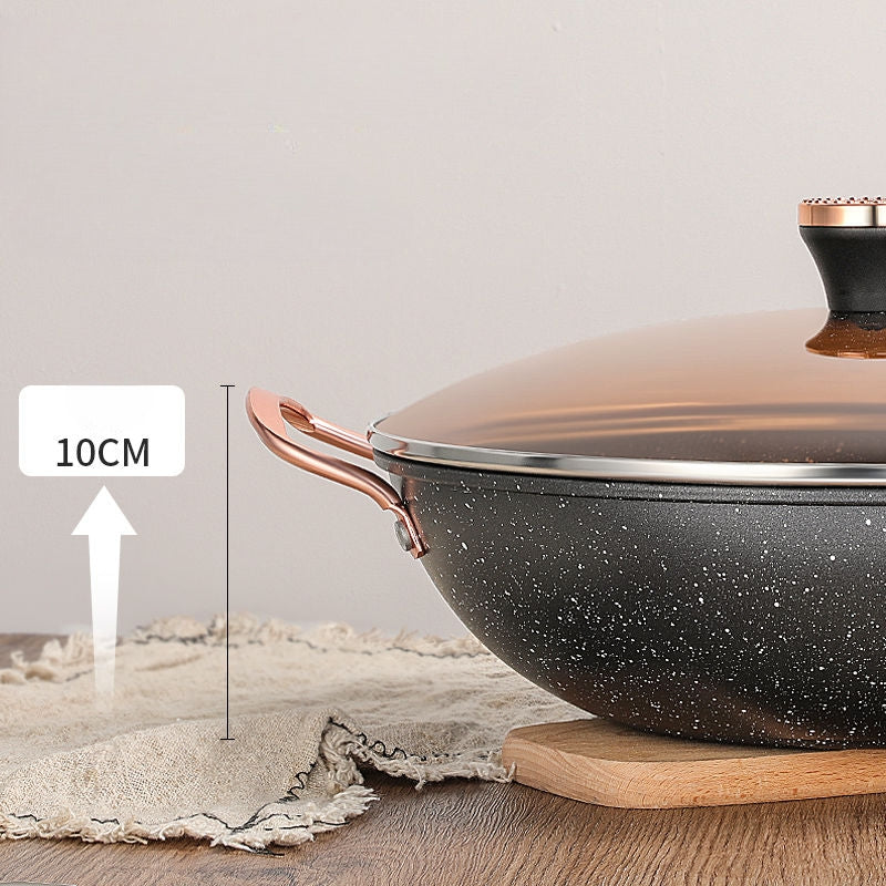 Non Stick Aluminum Skillet for Gas Stove Top & Induction Cooker PFOA Cookware