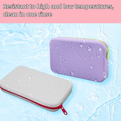 Silicone Storage Electronic Accessories Bag Zipper Carry On Bag