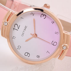 Student Quartz Watch and 4pcs Jewelry Set