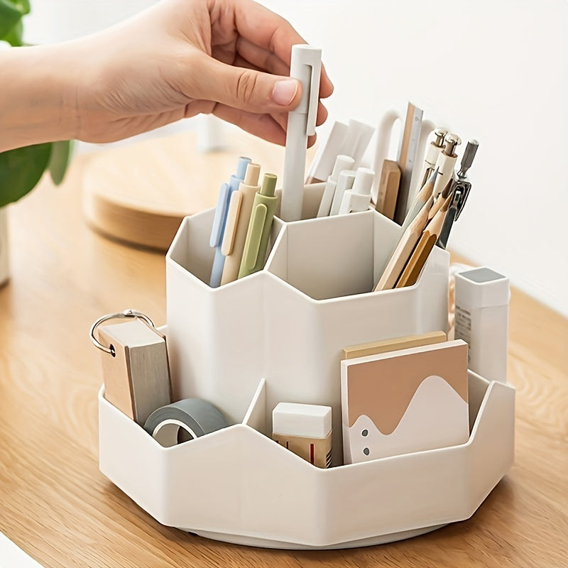 360 Degree Rotating Organizer Pen Holder for Cosmetics & Stationery