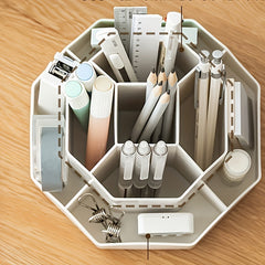 360 Degree Rotating Organizer Pen Holder for Cosmetics & Stationery