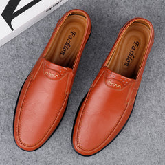 Men's Comfy Slip On Loafer Shoes Non Slip