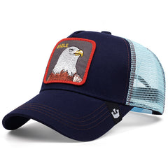 Eagle Embroidery Patch Trucker Hat Vintage Unisex Baseball Cap