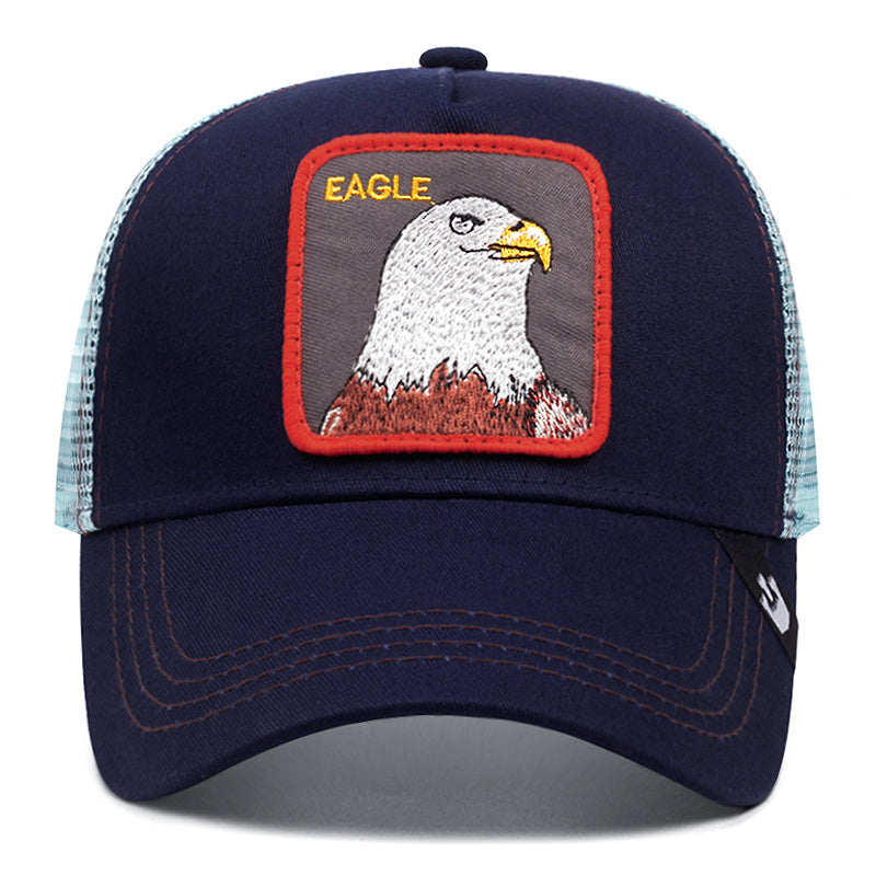 Eagle Embroidery Patch Trucker Hat Vintage Unisex Baseball Cap