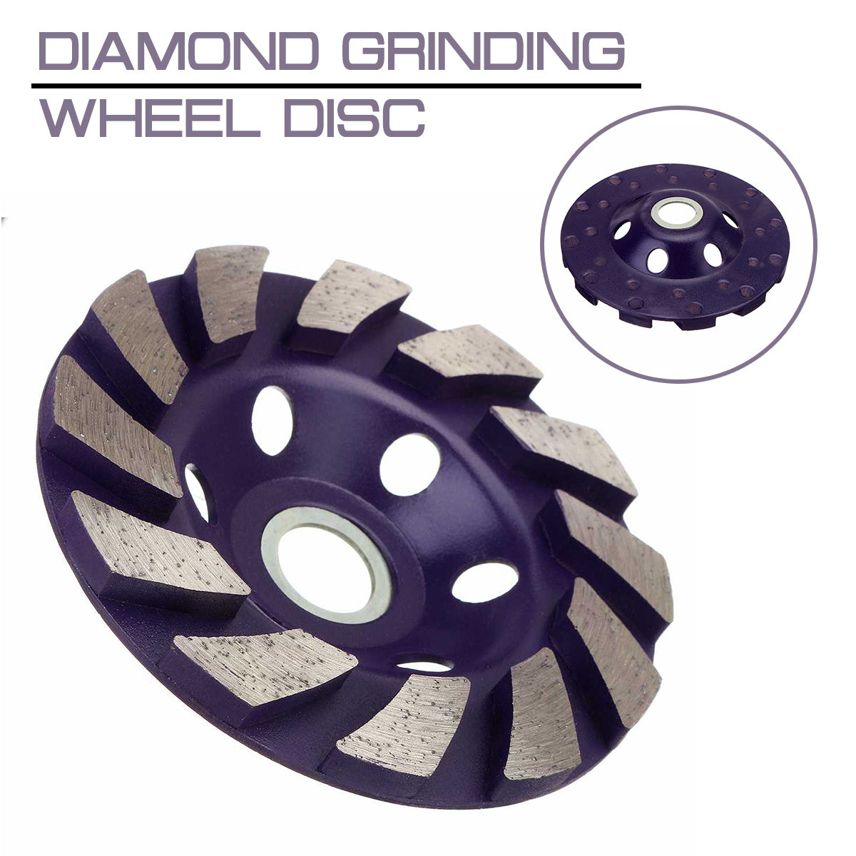 100mm Diamond Grinding Wheel Disc Bowl Shaped Grinding Cup Stone Concrete Granit