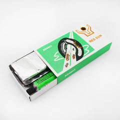 Bike Tire Repair Kit With 48 Cold Patches And Tire Glue