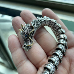 Punk Retro 3D Dragon Bracelet Boys Creative Hip Hop Style Halloween