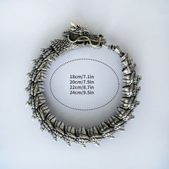 Punk Retro 3D Dragon Bracelet Boys Creative Hip Hop Style Halloween