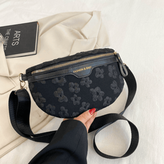 Floral Pattern Chest Bag Crossbody Diagonal Shoulder Waist Bag