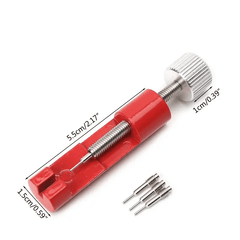 Watch Repair Tool Kit Stainless Steel Case Opener Screw Back Remover Wrench