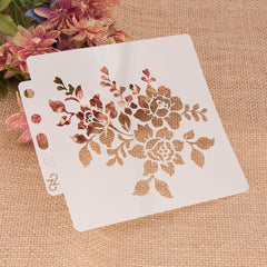 14 Flowers DIY Layering Stencils for Wall Painting Scrapbook Coloring Embossing