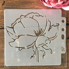 14 Flowers DIY Layering Stencils for Wall Painting Scrapbook Coloring Embossing