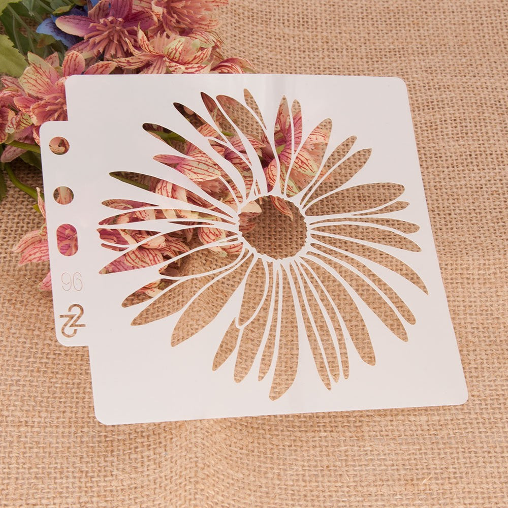 14 Flowers DIY Layering Stencils for Wall Painting Scrapbook Coloring Embossing