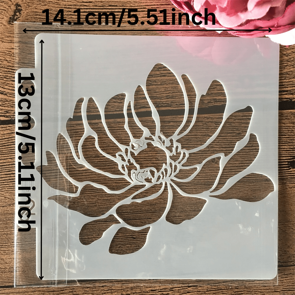14 Flowers DIY Layering Stencils for Wall Painting Scrapbook Coloring Embossing
