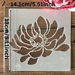 14 Flowers DIY Layering Stencils for Wall Painting Scrapbook Coloring Embossing