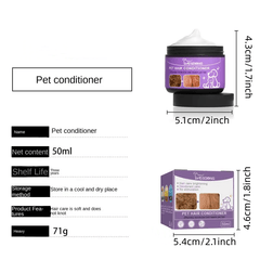 Pet Hair Conditioner Cream Fluffy Dog Cat Beauty Care