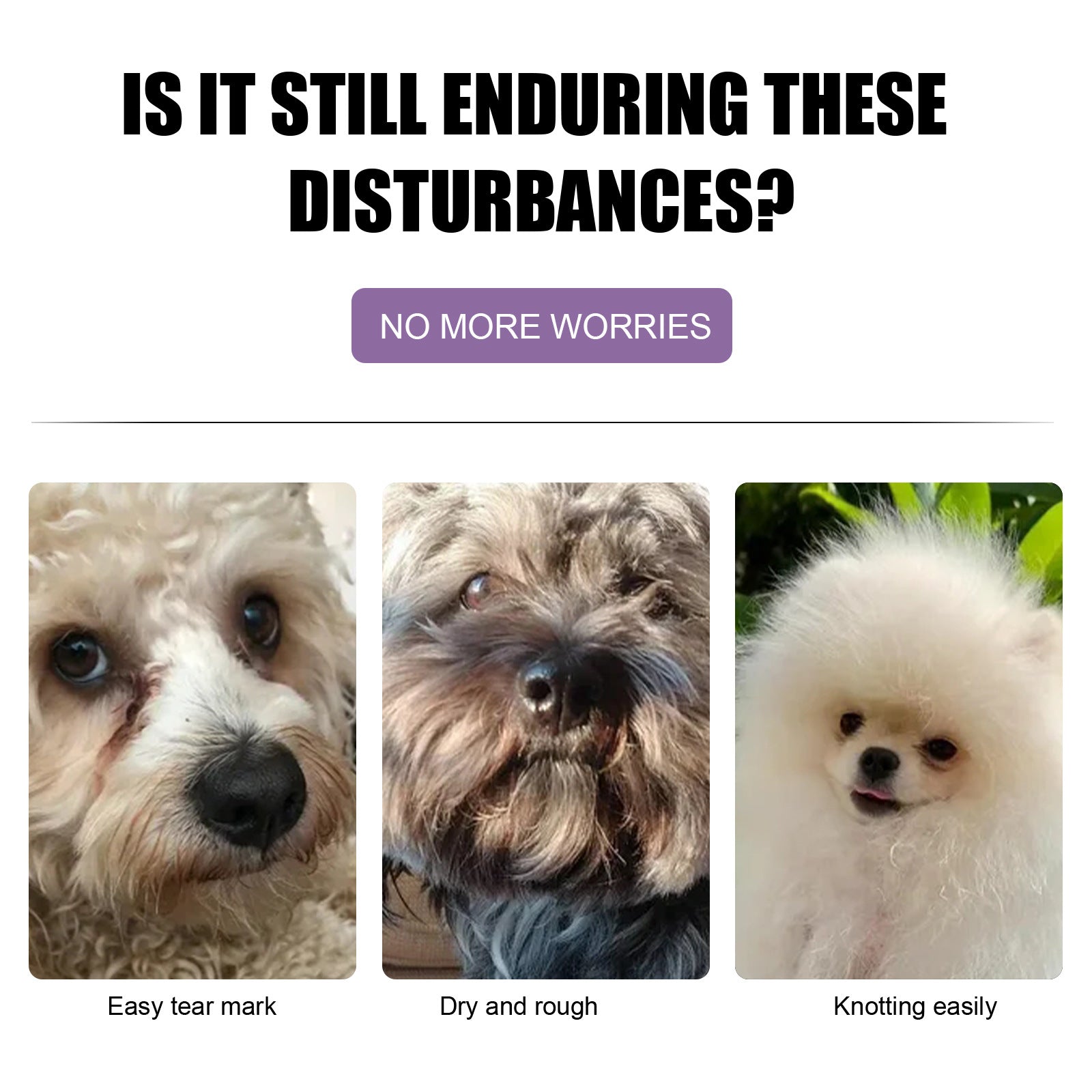 Pet Hair Conditioner Cream Fluffy Dog Cat Beauty Care