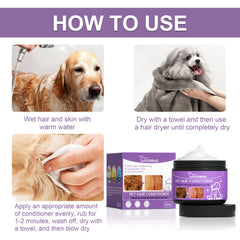 Pet Hair Conditioner Cream Fluffy Dog Cat Beauty Care
