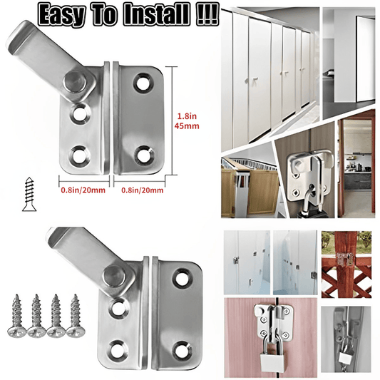 1pc Flip Latch Sliding Bolt Latch Safety Door Lock for Barn Cabinets Pet Cages