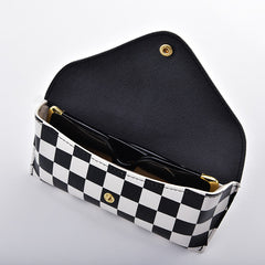 Men's Checkered Print Sunglasses Bag - Travel Sunglasses Case Box