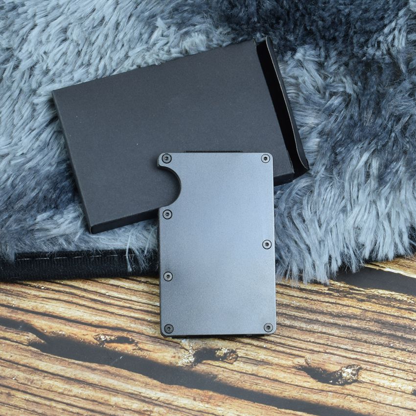 Slim RFID Wallet Anti theft Smart Wallet Money Clip