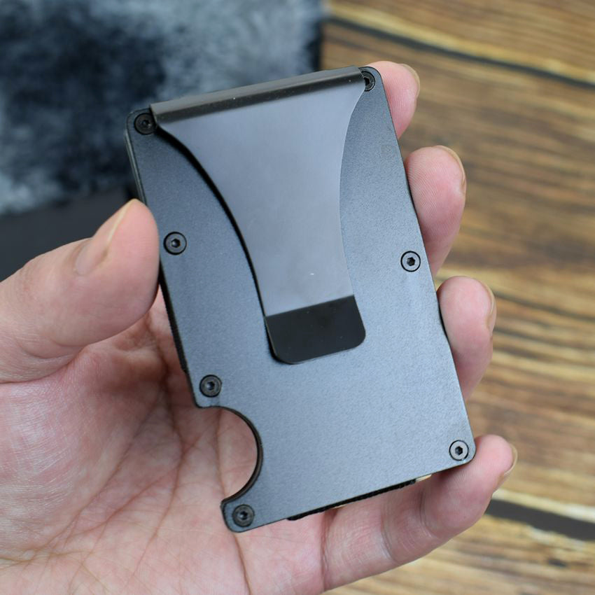 Slim RFID Wallet Anti theft Smart Wallet Money Clip