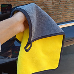 2pcs Car Cleaning Cloth Auto Glass Absorbent Thickened Car Wash Towel