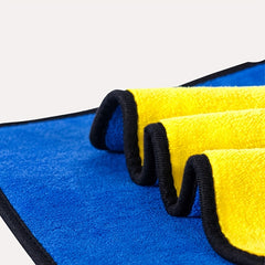 2pcs Car Cleaning Cloth Auto Glass Absorbent Thickened Car Wash Towel