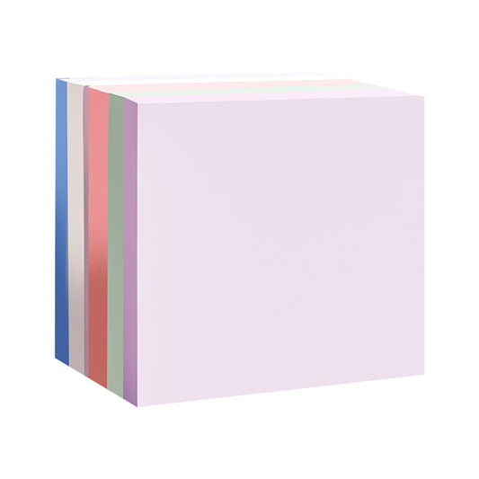 400 Sheets Small Sticky Notes in 5 Morandi Colors, Strong Adhesion