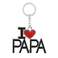DAD MOM PAPA Keychain Bag Backpack Ornament Gift
