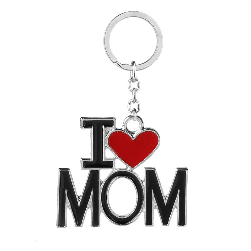 DAD MOM PAPA Keychain Bag Backpack Ornament Gift