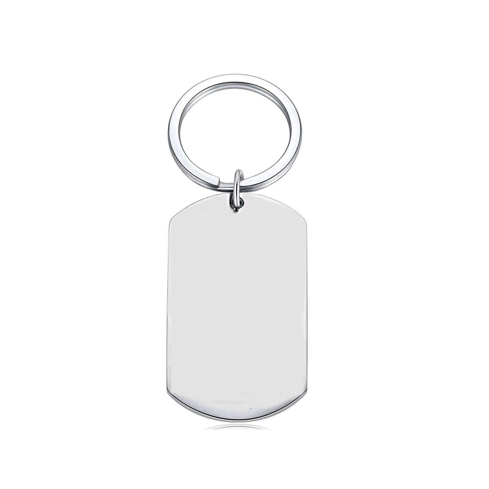Stainless Steel Couple Keychain Pendant Gift