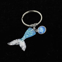 Fishtail Keychain Portable Bag Backpack Pendant Ornament