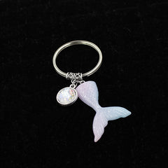 Fishtail Keychain Portable Bag Backpack Pendant Ornament