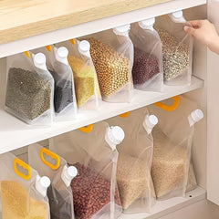 Food Storage Bag With Spout Sealed Moisture Proof Handheld Nozzle Storage