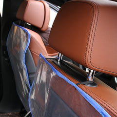 2pcs Car Seat Waterproof Anti Kick Back Covers Protector Mat