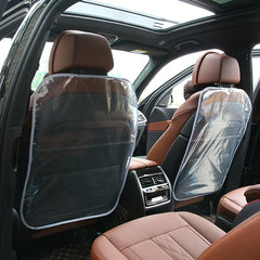 2pcs Car Seat Waterproof Anti Kick Back Covers Protector Mat