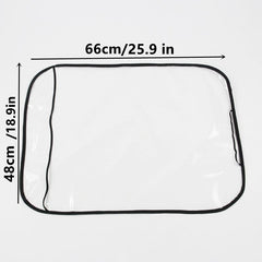 2pcs Car Seat Waterproof Anti Kick Back Covers Protector Mat