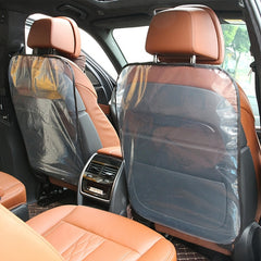 2pcs Car Seat Waterproof Anti Kick Back Covers Protector Mat