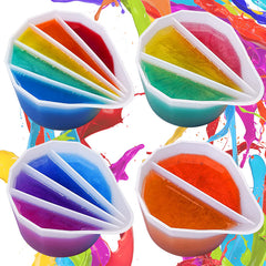 4Pcs Silicone Split Cups Thicken & Reusable Resin Mixing Cups