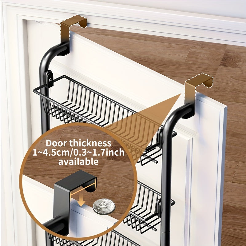 4-6 Tiers Over The Door Pantry Organizer Rack