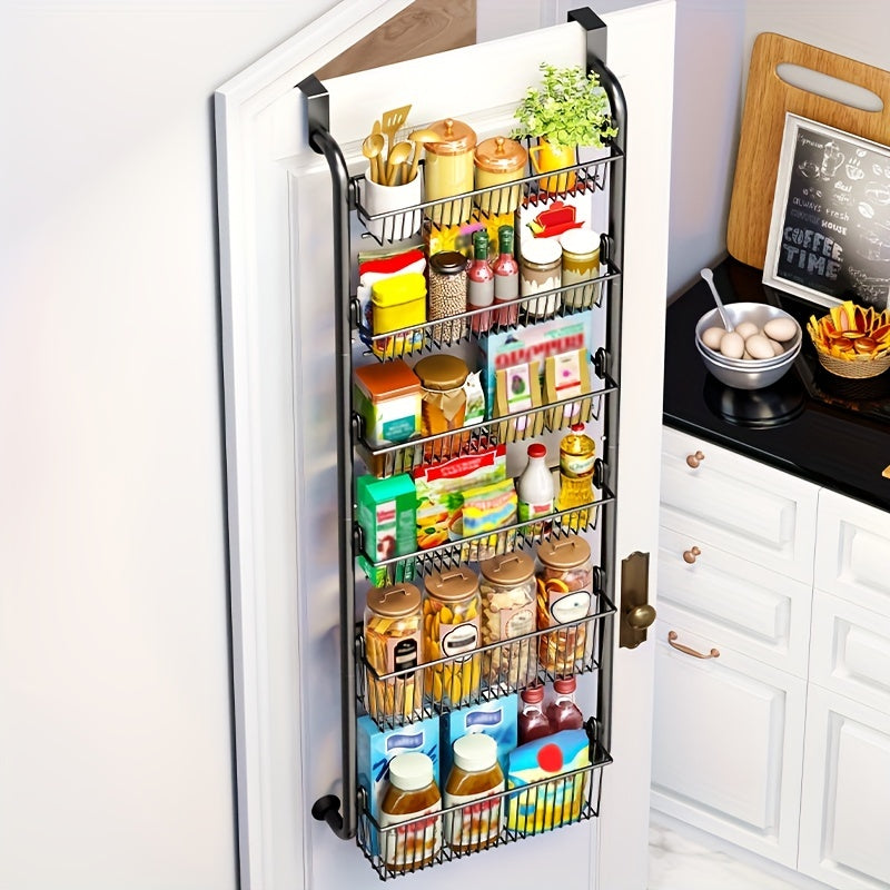 4-6 Tiers Over The Door Pantry Organizer Rack