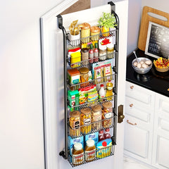 4-6 Tiers Over The Door Pantry Organizer Rack