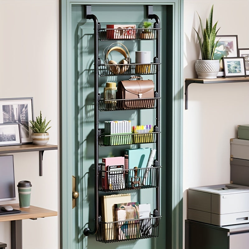 4-6 Tiers Over The Door Pantry Organizer Rack