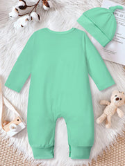 Baby Boy Cartoon Print Romper for Fall Winter Cosplay Halloween Jumpsuit