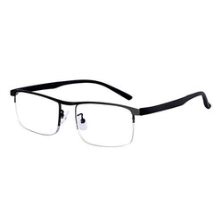 Men's Half Frame Presbyopic Hyperopia Glasses + Case