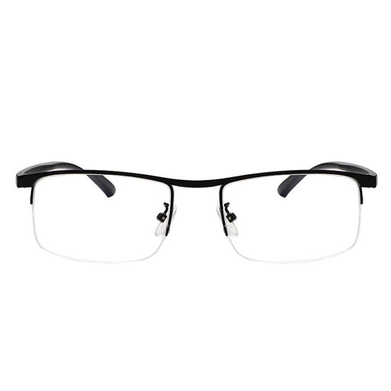 Men's Half Frame Presbyopic Hyperopia Glasses + Case